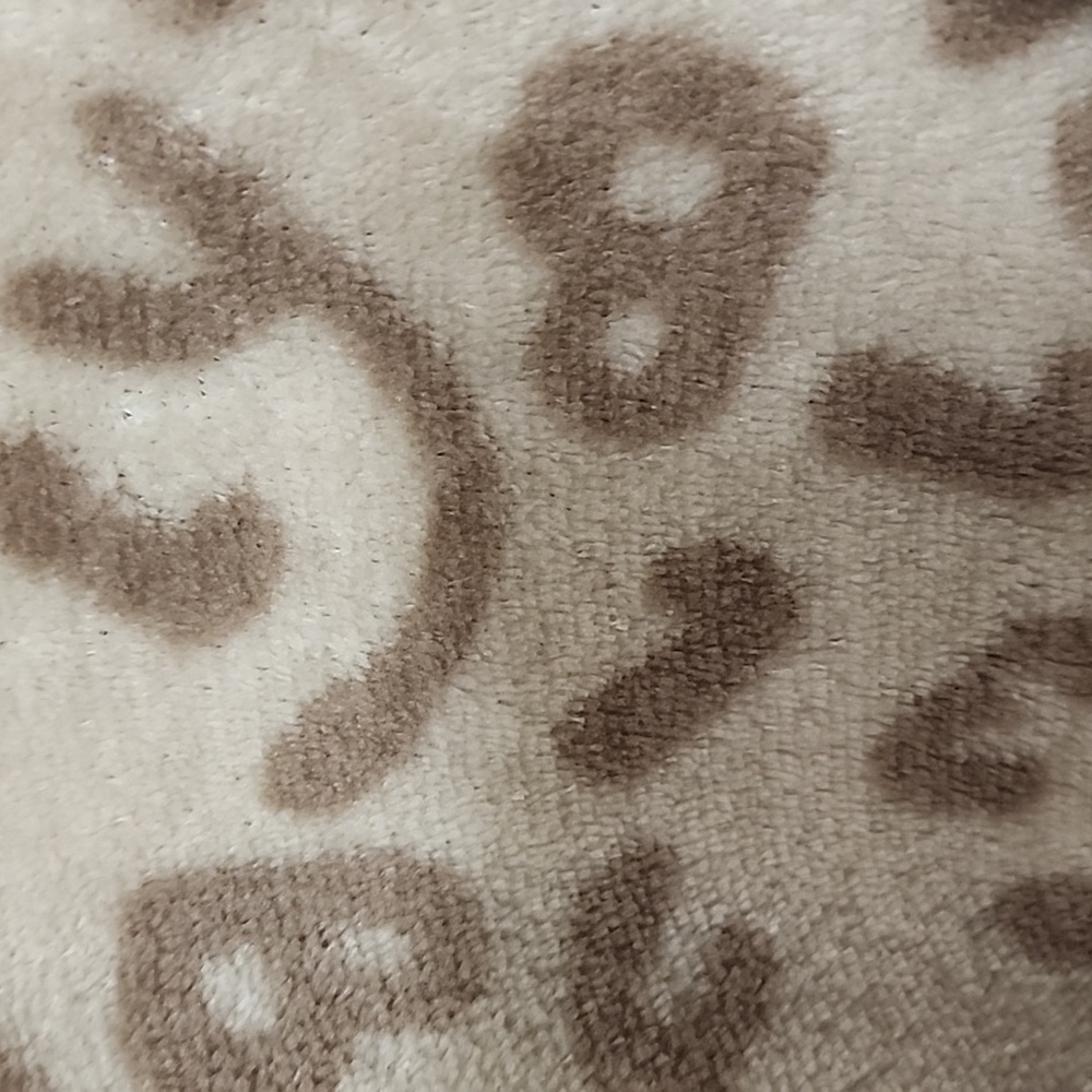 Leopard Print Fleece Hoodie Size M - Picture 7 of 11